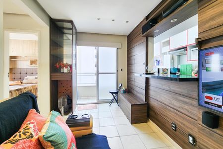 Sala  de apartamento à venda com 2 quartos, 50m² em Rio Comprido, Rio de Janeiro