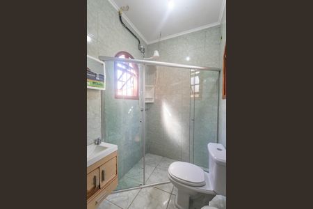 Banheiro  de kitnet/studio para alugar com 1 quarto, 18m² em Campanário, Diadema