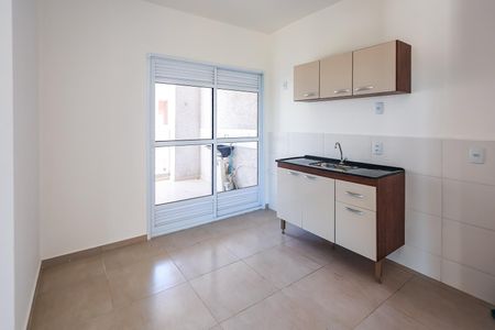 Cozinha de apartamento para alugar com 2 quartos, 51m² em Parque Residencial Sabiás, Indaiatuba