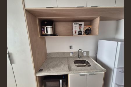 Cozinha de kitnet/studio à venda com 1 quarto, 24m² em Tatuapé, São Paulo