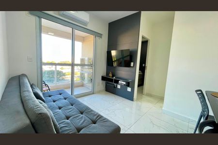 Sala de apartamento para alugar com 1 quarto, 41m² em Bosque, Campinas