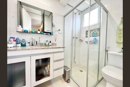 Banheiro da Suíte de apartamento à venda com 3 quartos, 85m² em Santa Teresinha, São Paulo