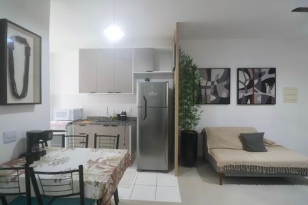 Sala de apartamento para alugar com 2 quartos, 48m² em Parque Enseada, Guarujá
