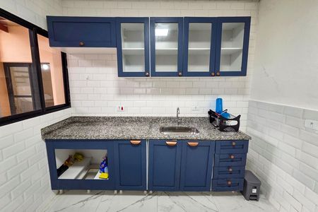 Cozinha de casa para alugar com 2 quartos, 133m² em Jardim Lunamar, Praia Grande