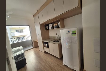 Cozinha de kitnet/studio à venda com 1 quarto, 24m² em Tatuapé, São Paulo