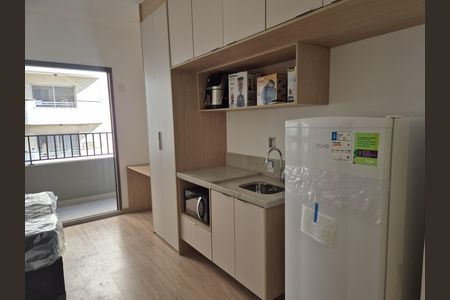 Cozinha de kitnet/studio à venda com 1 quarto, 24m² em Tatuapé, São Paulo