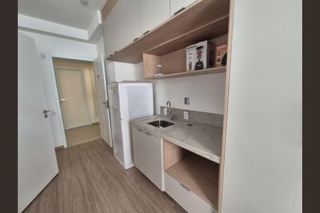 Cozinha de kitnet/studio à venda com 1 quarto, 24m² em Tatuapé, São Paulo