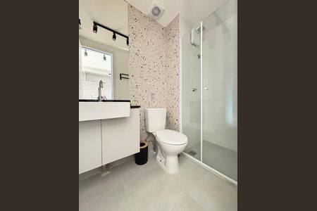 Studio para alugar com 25m², 1 quarto e sem vaga Studio para alugar com 25m², 1 quarto e sem vagaBanheiro