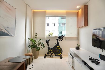 Sala  de apartamento à venda com 3 quartos, 93m² em Silveira, Belo Horizonte