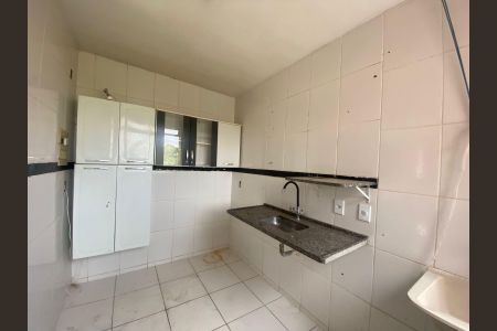Cozinha de apartamento para alugar com 1 quarto, 47m² em Papine (Justinópolis), Ribeirão das Neves
