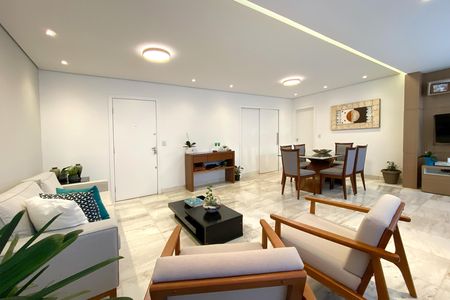 Sala de apartamento à venda com 4 quartos, 109m² em Cruzeiro, Belo Horizonte