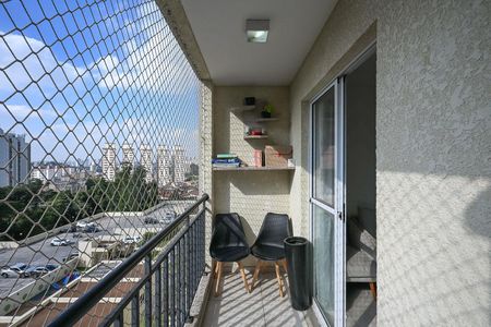 Varanda de apartamento à venda com 2 quartos, 63m² em Chácara Agrindus, Taboão da Serra