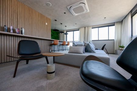 Studio à venda com 25m², 0 quarto e sem vaga Studio à venda com 25m², 0 quarto e sem vagaSalão de Festas