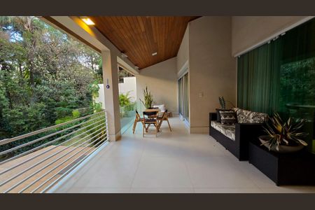 Varanda da Sala de casa de condomínio à venda com 4 quartos, 400m² em Nacional, Belo Horizonte
