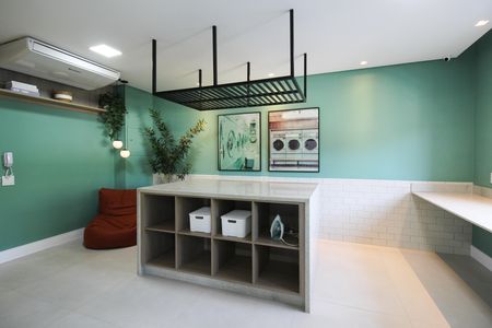Apartamento para alugar com 43m², 2 quartos e sem vaga Apartamento para alugar com 43m², 2 quartos e sem vagaLavanderia