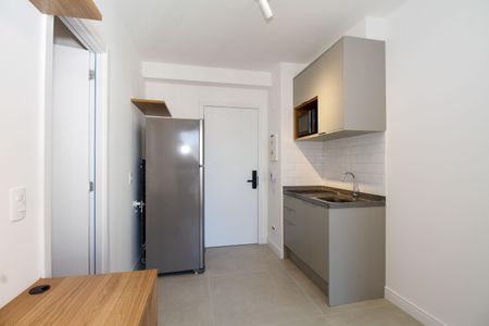 Studio para alugar com 26m², 1 quarto e sem vaga Studio para alugar com 26m², 1 quarto e sem vagaSala e Cozinha