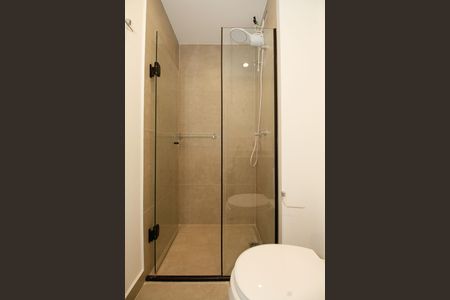 Studio para alugar com 26m², 1 quarto e sem vaga Studio para alugar com 26m², 1 quarto e sem vagaBanheiro da Suíte