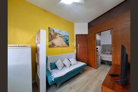 Sala de apartamento para alugar com 1 quarto, 26m² em Glória, Rio de Janeiro