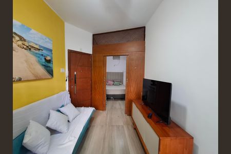 Sala de apartamento para alugar com 1 quarto, 26m² em Glória, Rio de Janeiro