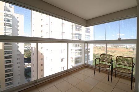 Varanda gourmet de apartamento para alugar com 3 quartos, 108m² em Jardim Karaíba, Uberlândia