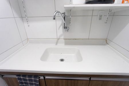 Cozinha  de kitnet/studio para alugar com 1 quarto, 26m² em Campanário, Diadema