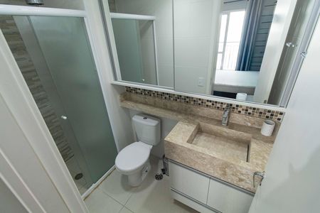 Apartamento à venda com 34m², 1 quarto e 1 vaga Apartamento à venda com 34m², 1 quarto e 1 vagaBanheiro da Suíte