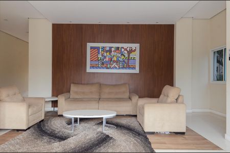 Apartamento à venda com 77m², 2 quartos e 2 vagasHall Social 