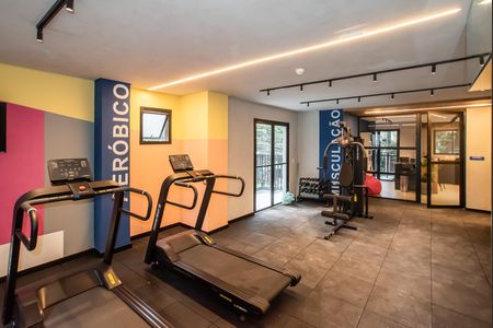 Studio à venda com 27m², 1 quarto e sem vagaÁrea comum - Academia