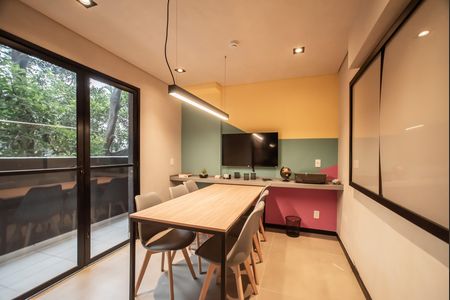 Studio à venda com 27m², 1 quarto e sem vagaÁrea comum - Coworking