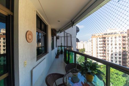 Varanda da Sala de apartamento à venda com 3 quartos, 100m² em Cubango, Niterói