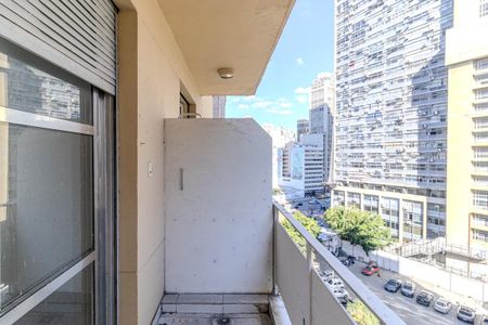 Varanda de kitnet/studio para alugar com 1 quarto, 38m² em Centro Histórico de São Paulo, São Paulo