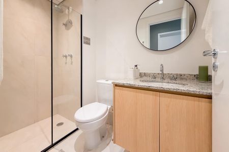Apartamento à venda com 71m², 2 quartos e 1 vagaBanheiro Social