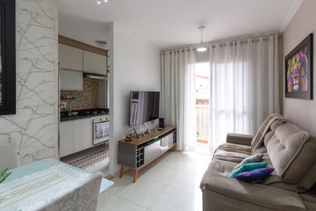 Sala de apartamento à venda com 2 quartos, 48m² em Jardim Rossi, Guarulhos