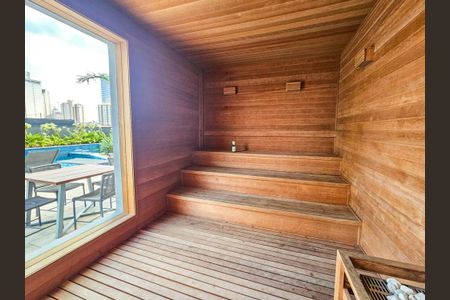 Apartamento à venda com 48m², 1 quarto e 1 vagaSaúna