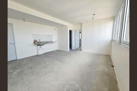 Sala/Cozinha de apartamento à venda com 1 quarto, 48m² em Vila Sao Francisco (zona Sul), São Paulo