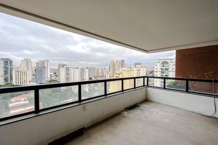 Varanda da Sala de apartamento à venda com 4 quartos, 187m² em Vila Romana, São Paulo