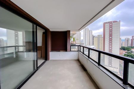 Varanda da Sala de apartamento à venda com 4 quartos, 187m² em Vila Romana, São Paulo