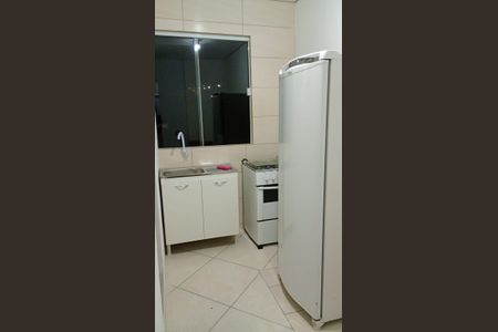 Cozinha de kitnet/studio para alugar com 1 quarto, 40m² em Caminho Novo, Palhoça