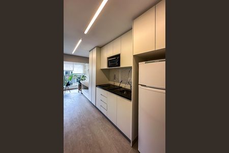 Studio à venda com 33m², 1 quarto e sem vagaCozinha