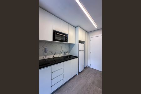 Studio à venda com 33m², 1 quarto e sem vagaCozinha