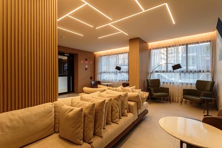 Apartamento para alugar com 24m², 1 quarto e sem vaga Apartamento para alugar com 24m², 1 quarto e sem vagaHall social