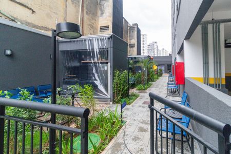 Studio para alugar com 32m², 1 quarto e sem vagaChurrasqueira