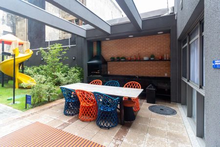Studio para alugar com 32m², 1 quarto e sem vagaChurrasqueira
