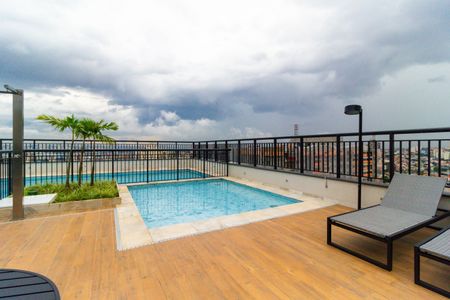 Studio para alugar com 32m², 1 quarto e sem vagaPiscina