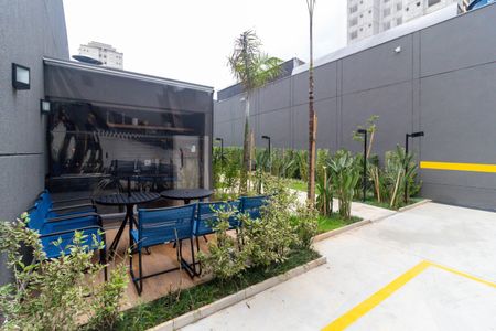Studio para alugar com 32m², 1 quarto e sem vagaChurrasqueira