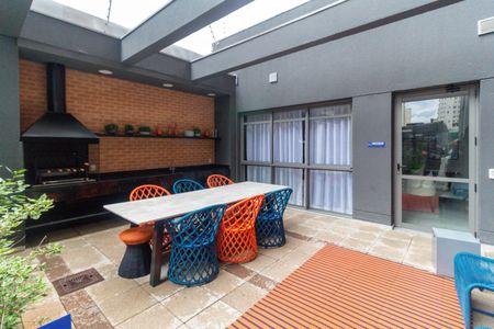Studio para alugar com 32m², 1 quarto e sem vagaChurrasqueira