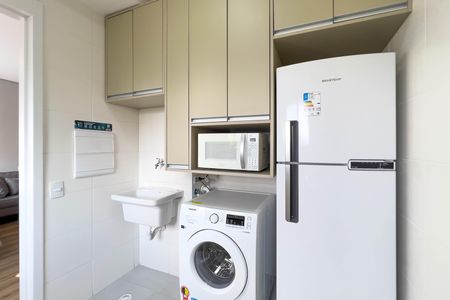 Studio para alugar com 32m², 1 quarto e sem vagaCozinha e área de serviço 