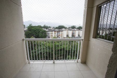 Varanda da Sala de apartamento para alugar com 2 quartos, 60m² em Taquara, Rio de Janeiro