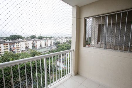Varanda da Sala de apartamento para alugar com 2 quartos, 60m² em Taquara, Rio de Janeiro
