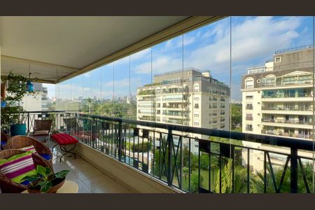 Varanda de apartamento para alugar com 3 quartos, 224m² em Alto de Pinheiros, São Paulo